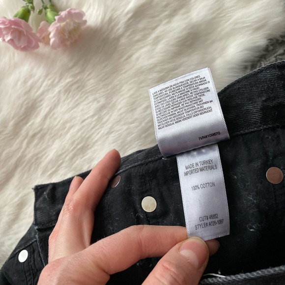 AGOLDE Ridley Short High-rise vintage denim cut-off shorts - Picture 7 of 11